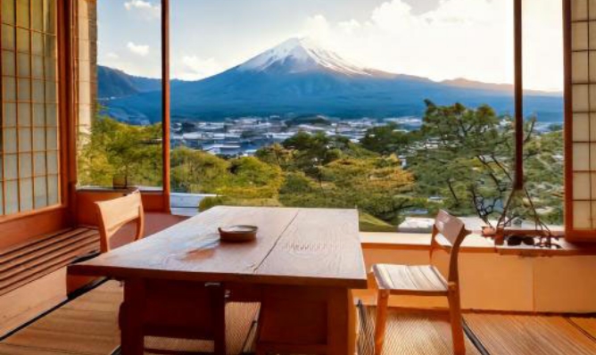 景色の見渡せる和室